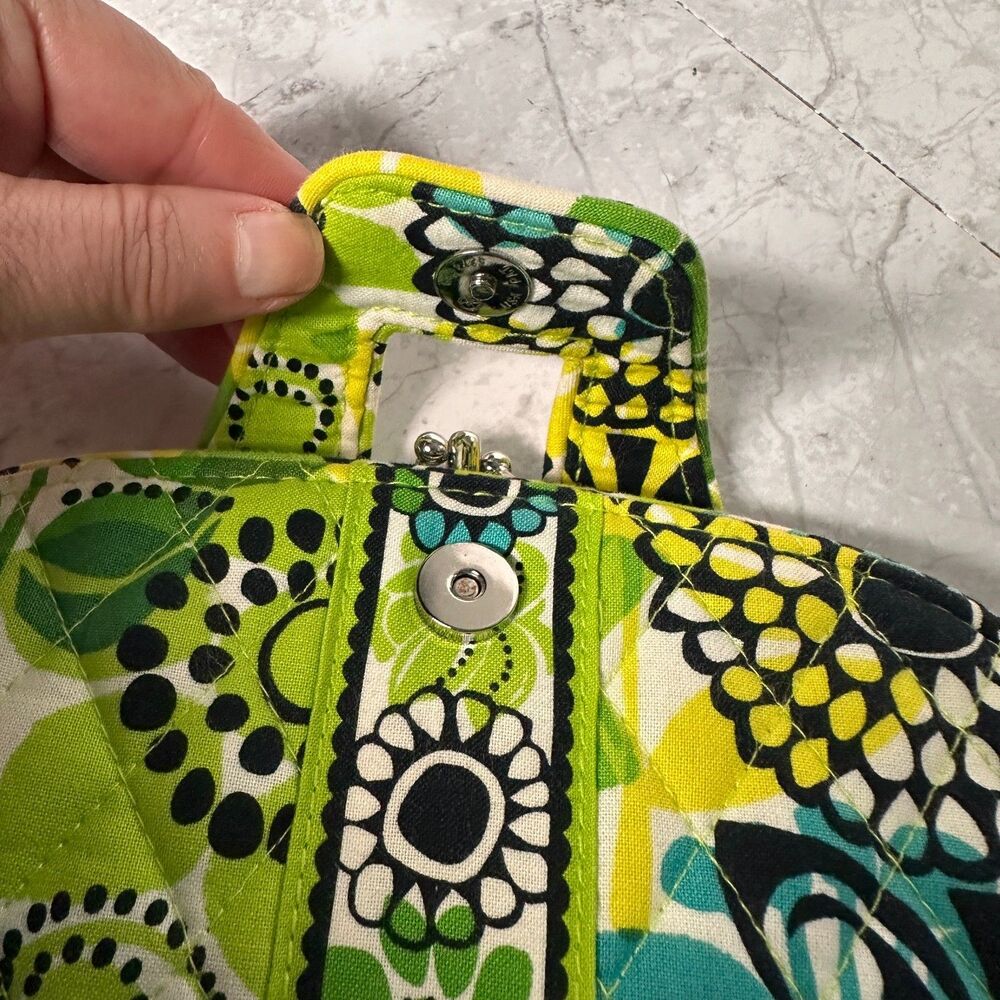 Vera Bradley Limes Up Quilted Wallet - Picture 3 of 13